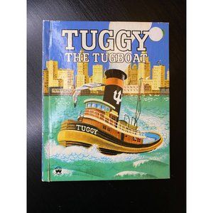 TUGGY the TUGBOAT BOOK - 1980 Printing - Wonder Books - Hardcover - Clean